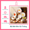 Bộ bát đĩa vịt trắng