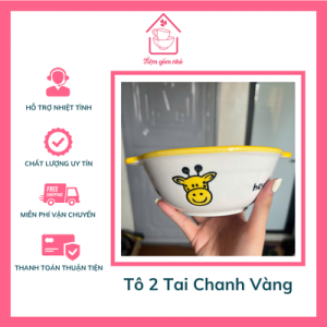 Tô 2 tai chanh vàng