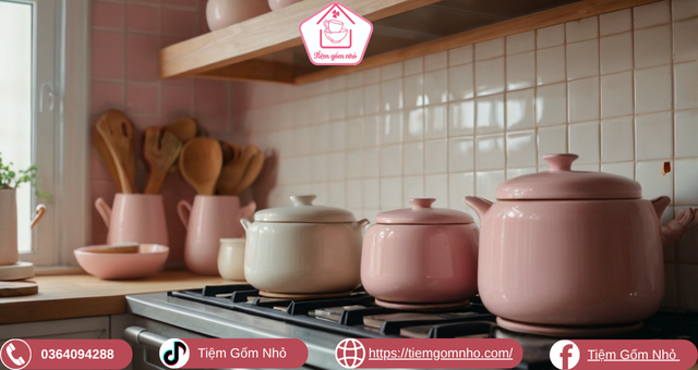Các loại nồi sứ nấu bếp ga tốt