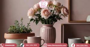 Gợi ý phối hợp gốm sứ với không gian bàn làm việc