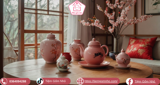 Gốm sứ trang trí Tết chất lượng cao