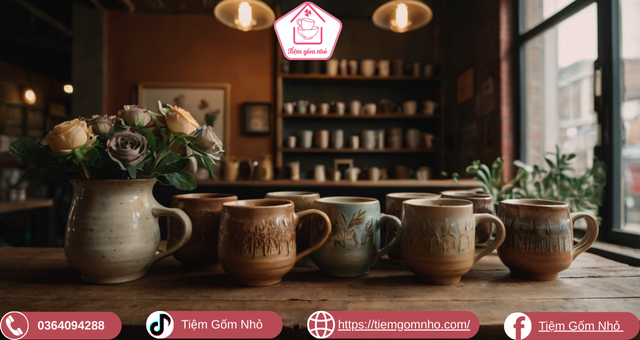 Gốm sứ và phong thủy phong cách vintage