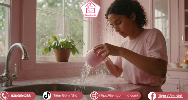 Mẹo làm sạch gốm sứ hằng ngày